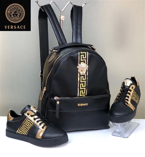 versace backpack mens|versace gift set with backpack.